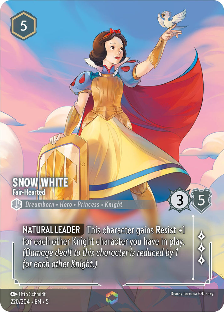 Snow White - Fair-Hearted (Enchanted) (220/204) [Shimmering Skies] (ONLINE ORDER ONLY)