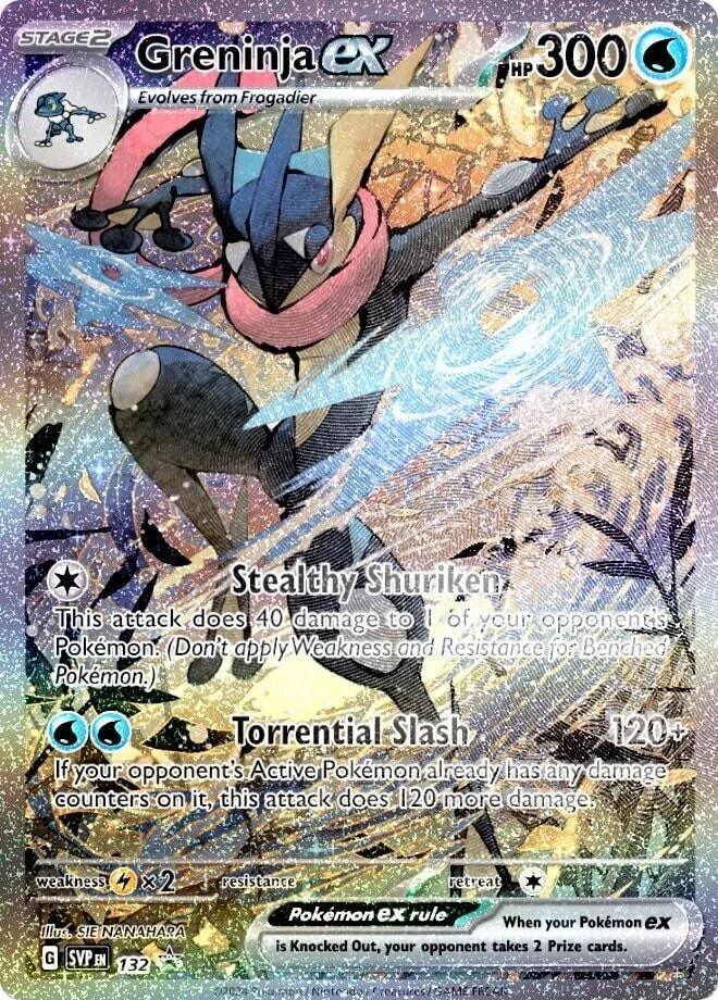 Greninja ex (132) [Scarlet & Violet: Black Star Promos] (Online Only)