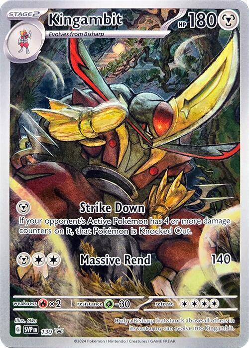 Kingambit (130) [Scarlet & Violet: Black Star Promos] (Online Only)