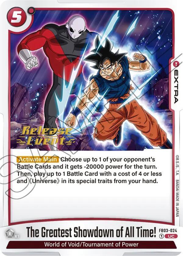 The Greatest Showdown of All Time! [Raging Roar Release Event Cards] (ONLINE ORDER ONLY)