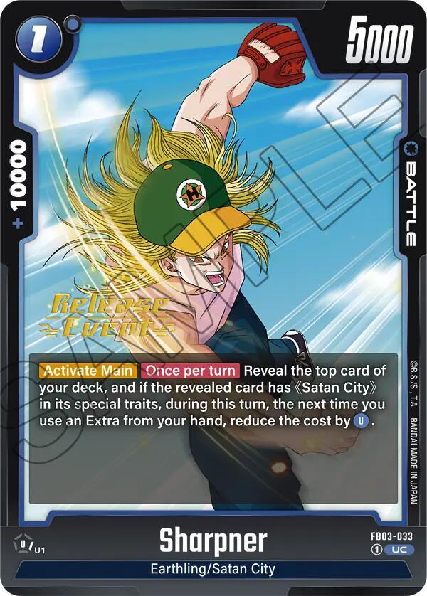 Sharpner [Raging Roar Release Event Cards] (ONLINE ORDER ONLY)