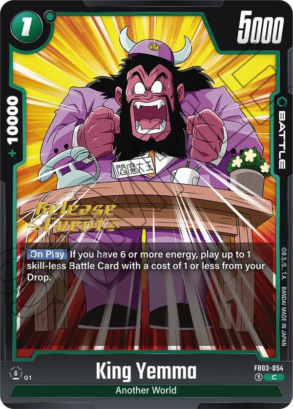 King Yemma [Raging Roar Release Event Cards] (ONLINE ORDER ONLY)
