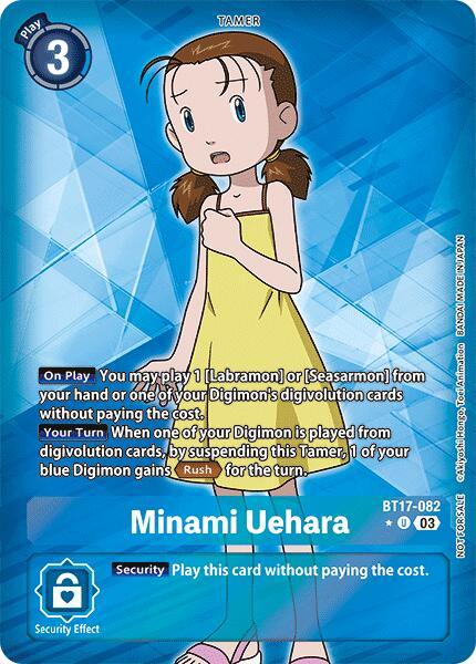 Minami Uehara [BT17-082] (Box Promotion Pack: Secret Crisis) [Secret Crisis] (ONLINE ORDER ONLY)