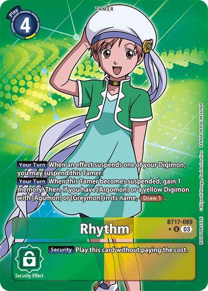 Rhythm [BT17-089] (Box Promotion Pack: Secret Crisis) [Secret Crisis] (ONLINE ORDER ONLY)