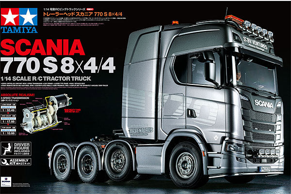 Tamiya 1/14 Scania 770 S 8x4 Semi Truck Kit (ONLINE ORDER ONLY)