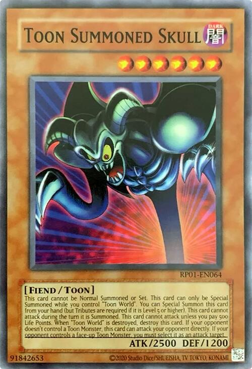 Toon Summoned Skull [RP01-EN064] Common