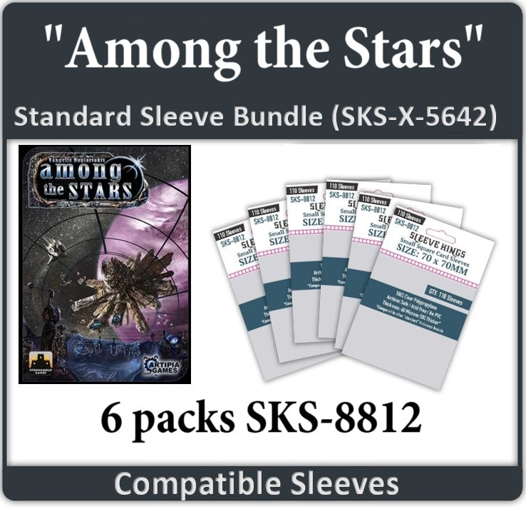 "Among the Stars" + Expansions Compatible Sleeve Bundle (8812 X 6) (ONLINE ORDER ONLY)