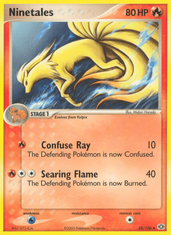 Ninetales (38/106) [EX: Emerald] (Online Only)