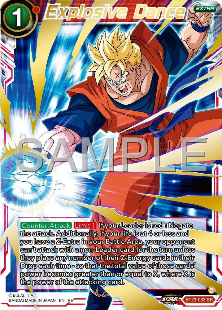 Explosive Dance (Reprint) (BT23-033) [Premium 7th Anniversary Box 2024] (ONLINE ORDER ONLY)