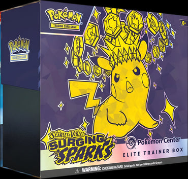 Scarlet & Violet: Surging Sparks - Elite Trainer Box (Pokemon Center Exclusive) (Online Only)