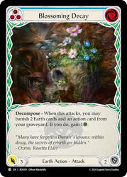 Blossoming Decay (Blue) [ROS051] (Rosetta)  Rainbow Foil