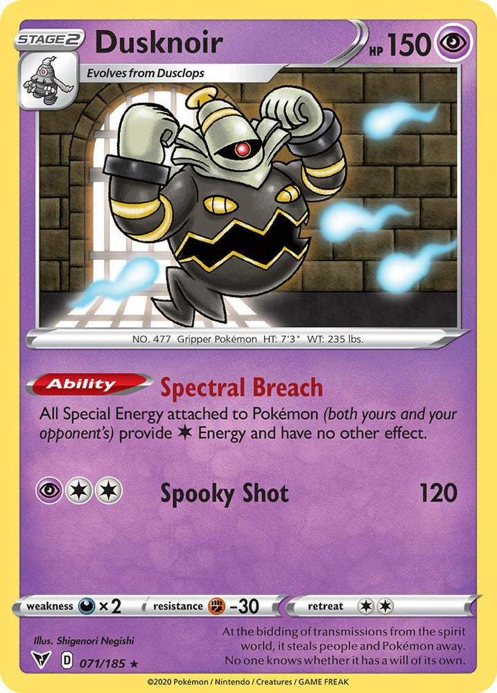 Dusknoir (071/185) [Sword & Shield: Vivid Voltage] (Online Only)