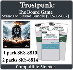 "Frostpunk: The Board Game" Compatible Card Sleeve Bundle (8810 X 1 + 8814 X 2) (ONLINE ORDER ONLY)