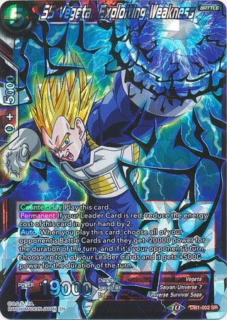 SS Vegeta, Exploiting Weakness (DB1-002) [Dragon Brawl] (ONLINE ORDER ONLY)
