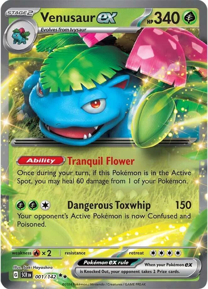 Venusaur ex (001/142) [Scarlet & Violet: Stellar Crown] (Online Only)
