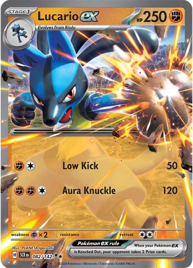 Lucario ex (082/142) [Scarlet & Violet: Stellar Crown] (Online Only)