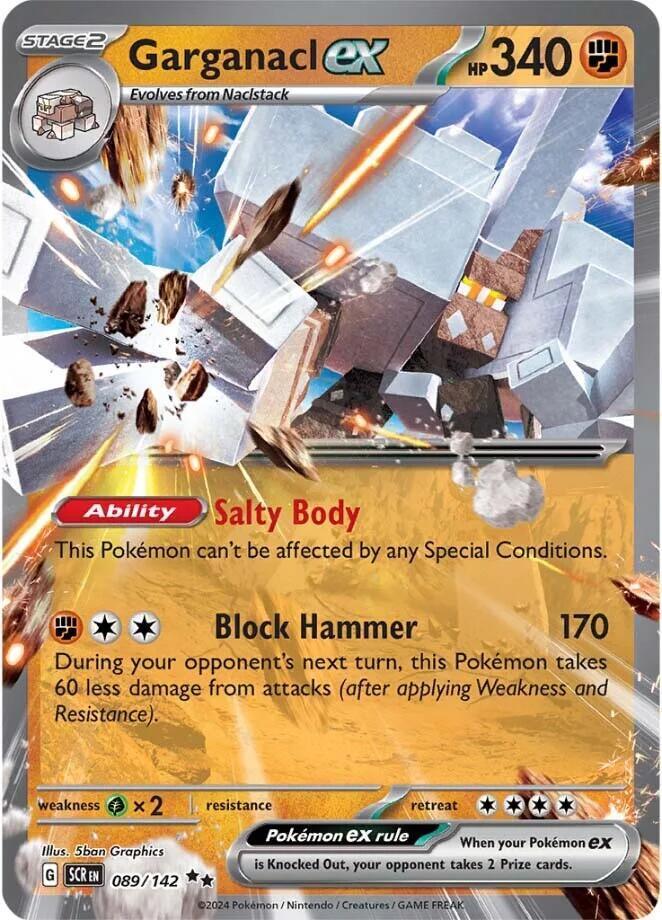 Garganacl ex (089/142) [Scarlet & Violet: Stellar Crown] (Online Only)