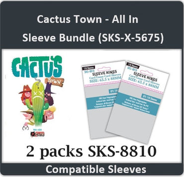 "Cactus Town" All-in Compatible Card Sleeve Bundle (8810 X 2) (ONLINE ORDER ONLY)