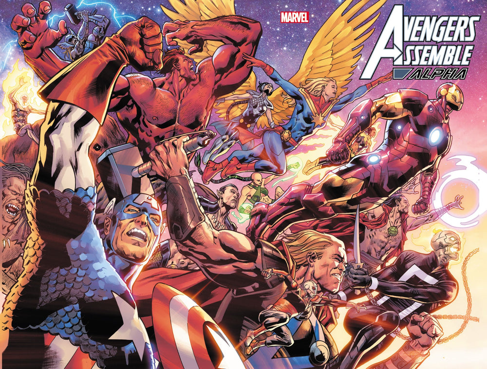 Avengers Assemble Alpha #1 A Bryan Hitch Wraparound Jason Aaron (11/30/2022) Marvel (ONLINE ORDER ONLY)