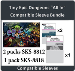 "Tiny Epic Dungeons" Deluxe Edition + "Dungeon Stories" Expansion Standard Card Sleeve Bundle (8812 X 2 + 8818 X 1) (ONLINE ORDER ONLY)