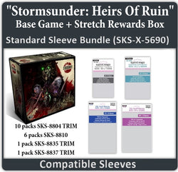 "Stormsunder: Heirs Of Ruin" Base Game + Stretch Rewards Box Sleeve Bundle (8804 x 10 -TRIM + 8810 x 6 + 8835 x 1 TRIM + 8837 x 1 -TRIM) (ONLINE ORDER ONLY)