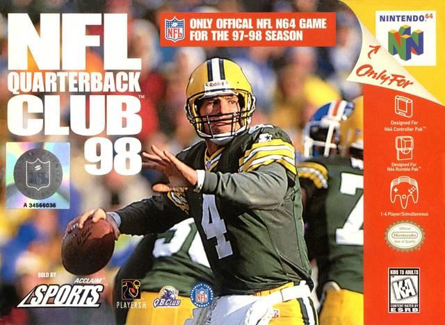 NFL Quarterback Club 98 with Box (Nintendo 64) (Online Only)