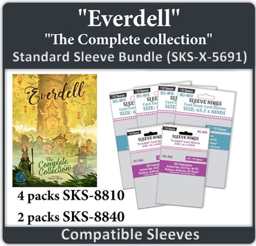 "Everdell The Complete Collection" Compatible Sleeve Bundle (8810 X 4 + 8840 X 2) (ONLINE ORDER ONLY)