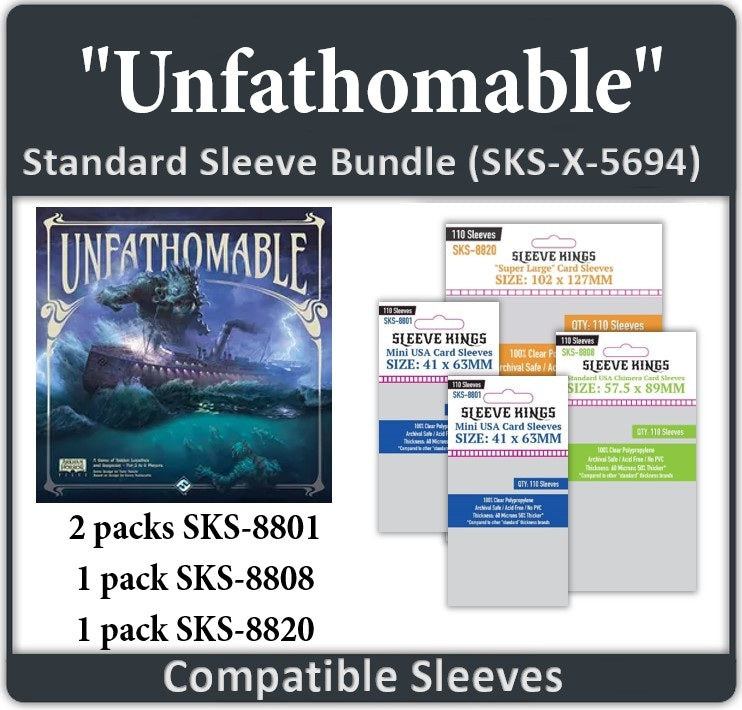 "Unfathomable" Compatible Sleeve Bundle (8801 X 2 + 8808 X 1 + 8820 X 1) (ONLINE ORDER ONLY)