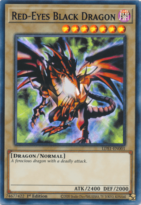 Red-Eyes Black Dragon (Purple) [LDS1-EN001] Ultra Rare (ONLINE ORDER ONLY)
