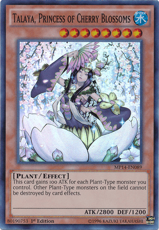 Talaya, Princess of Cherry Blossoms [MP14-EN089] Super Rare (ONLINE ORDER ONLY)
