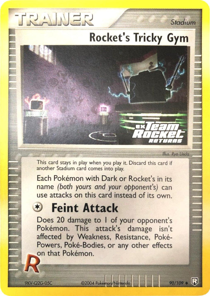 Rocket's Tricky Gym (90/109) (Stamped) [EX: Team Rocket Returns] (Online Only)