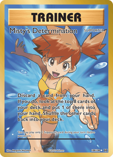 Misty's Determination (108/108) [XY: Evolutions] (Online Only)