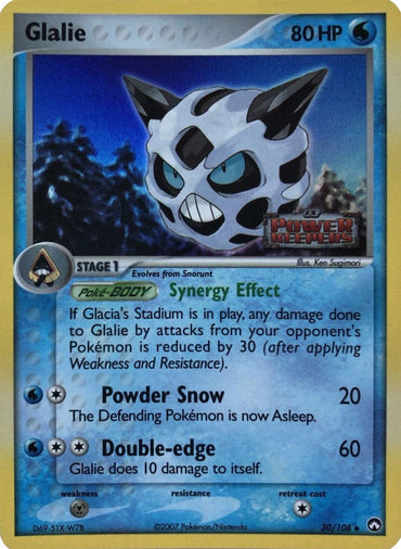 Glalie (30/108) (Stamped) [EX: Power Keepers] (Online Only)