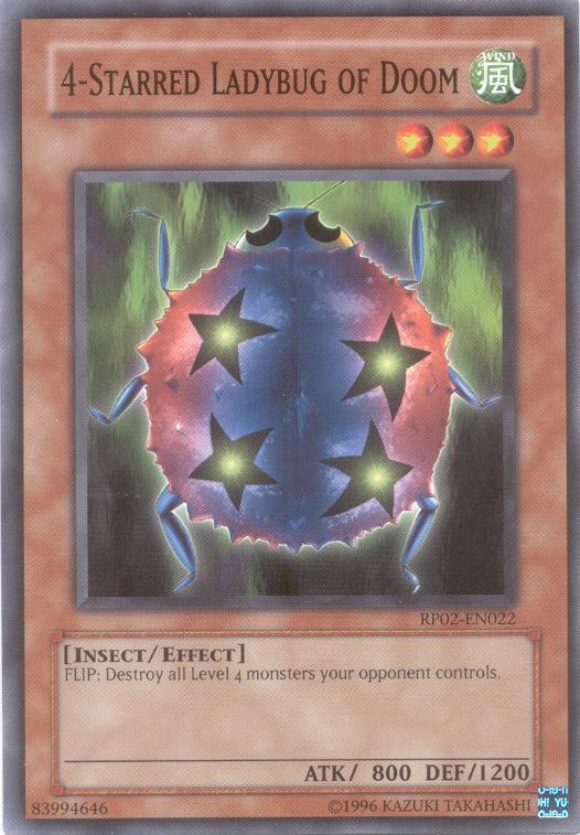 4-Starred Ladybug of Doom [RP02-EN022] Common (ONLINE ORDER ONLY)