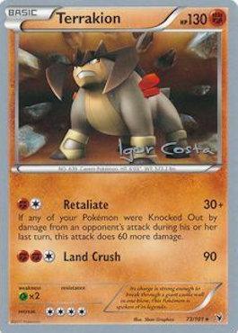 Terrakion (73/101) (Pesadelo Prism - Igor Costa) [World Championships 2012] (Online Only)