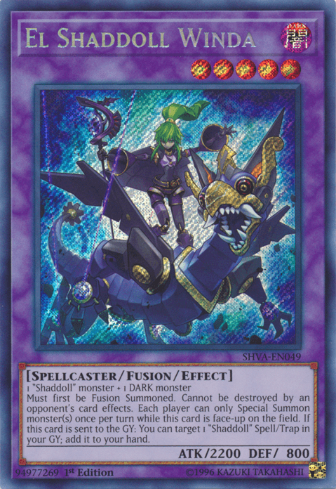 El Shaddoll Winda [SHVA-EN049] Secret Rare (ONLINE ORDER ONLY)