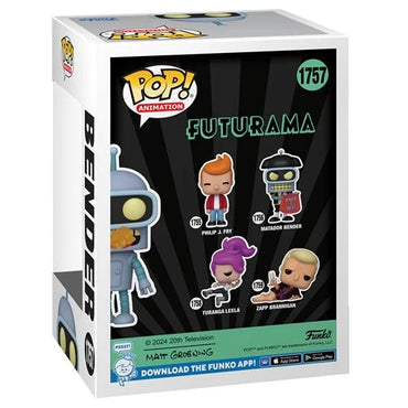 Futurama Bender Funko Pop! Vinyl Figure #1757 - Specialty Series (ONLINE ORDER ONLY)