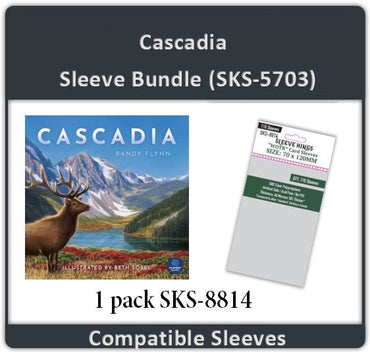 "Cascadia" Board Game Compatible Card Sleeve Bundle (8814 X 1) (ONLINE ORDER ONLY)