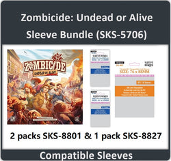 "Zombicide: Undead or Alive" Compatible Card Sleeve Bundle (8801 X 2 + 8827 X 1) (ONLINE ORDER ONLY)