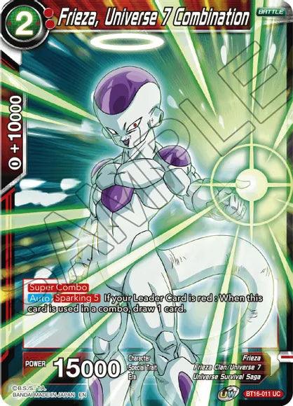 Frieza, Universe 7 Combination (BT16-011) [Realm of the Gods] (ONLINE ORDER ONLY)