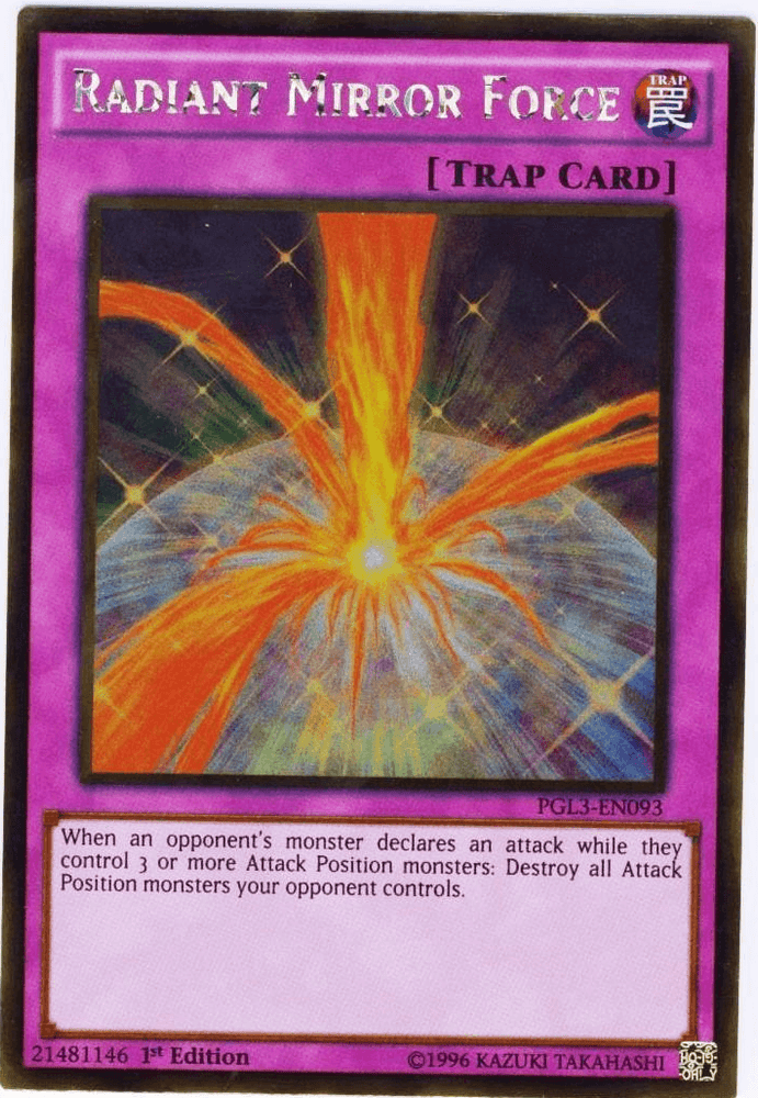 Radiant Mirror Force [PGL3-EN093] Gold Rare (ONLINE ORDER ONLY)