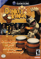 Donkey Konga Bongos + 2 Game Bundle (Gamecube) (Online Order Only)