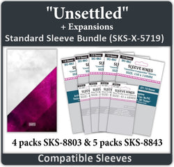 "Unsettled" All In Compatible Card Sleeve Bundle (8803 X 4, 8843 X 5) (ONLINE ORDER ONLY)