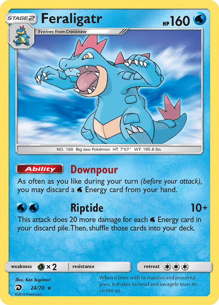 Feraligatr (24/70) [Sun & Moon: Dragon Majesty] (Online Only)