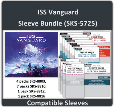 "ISS Vanguard" Compatible Sleeve Bundle (8803 X 4 + 8810 X 7 + 8812 X 1 + 8816 X 1) (ONLINE ORDER ONLY)