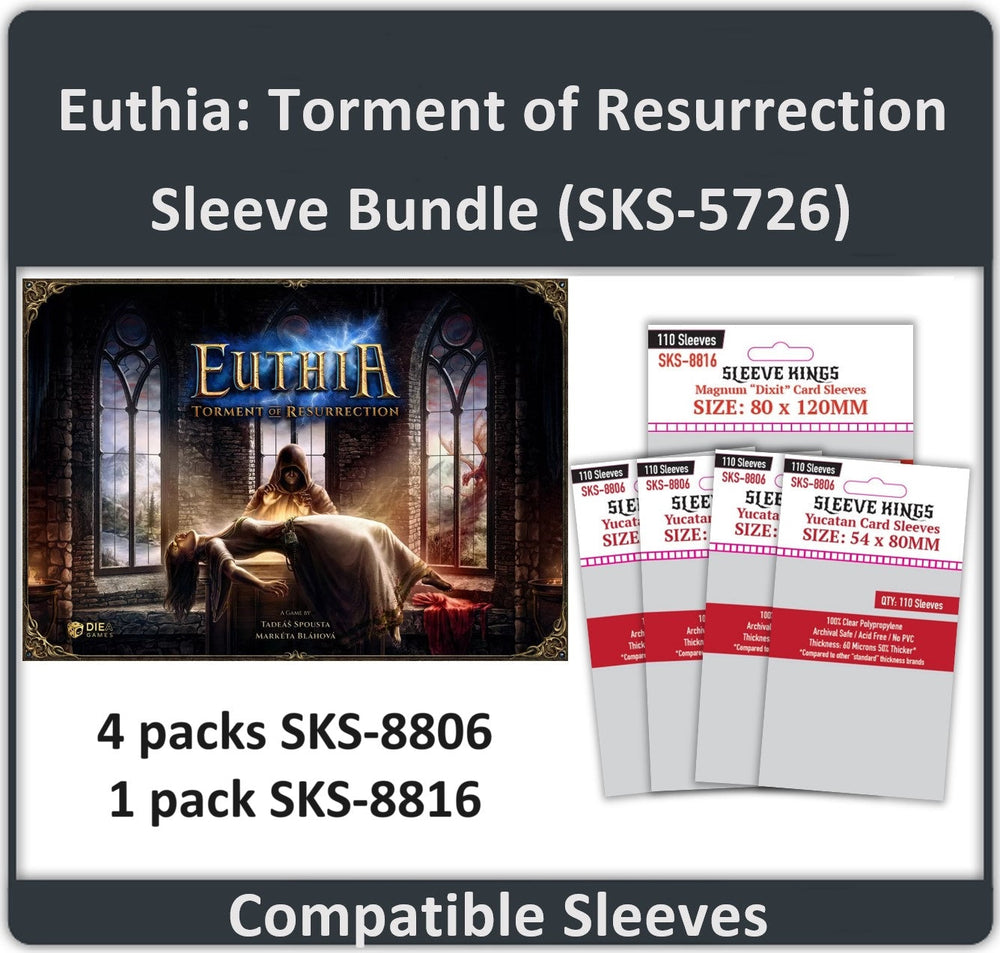 "Euthia: Torment of Resurrection" Compatible Card Sleeve Bundle (8806 X 4 + 8816 X 1) (ONLINE ORDER ONLY)