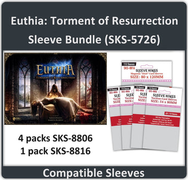 "Euthia: Torment of Resurrection" Compatible Card Sleeve Bundle (8806 X 4 + 8816 X 1) (ONLINE ORDER ONLY)