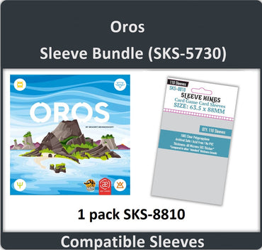 "Oros" Board Game Compatible Card Sleeve Bundle (8810 X 1) (ONLINE ORDER ONLY)