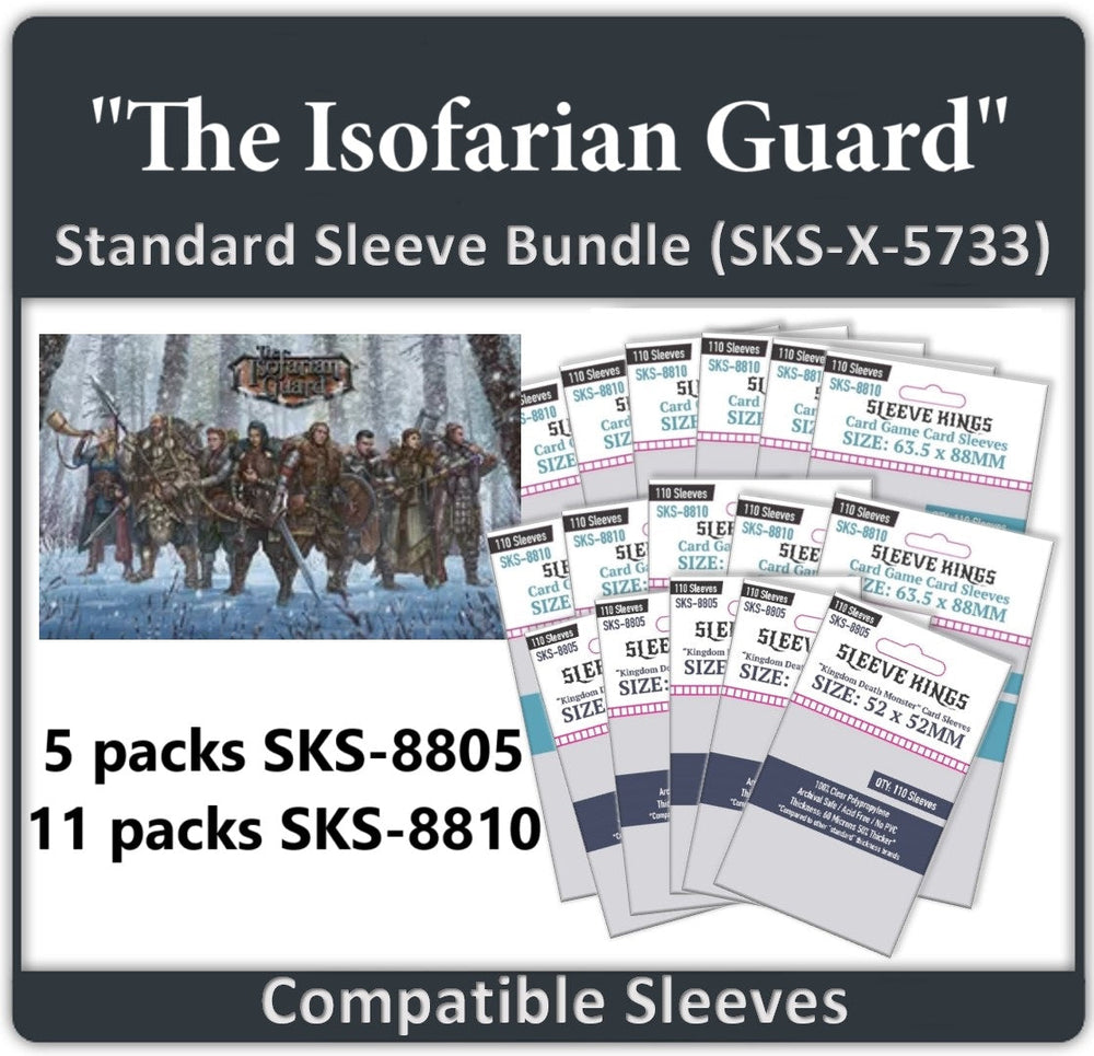 "The Isofarian Guard" Compatible Card Sleeve Bundle (8805 X 5 + 8810 X 11) (ONLINE ORDER ONLY)