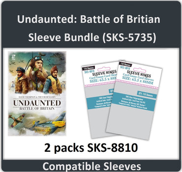 "Undaunted: Battle of Britain" Compatible Card Sleeve Bundle (8810 X 2) (ONLINE ORDER ONLY)